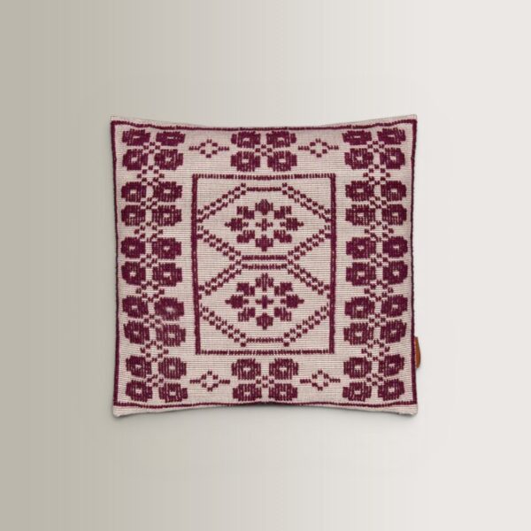 Ines Pillow - Burgundy, 60x60