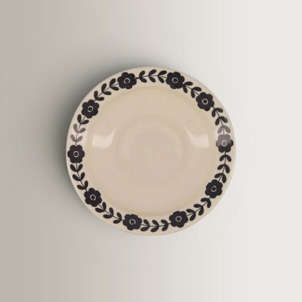 Viana Soup Plate - Black, Ø22