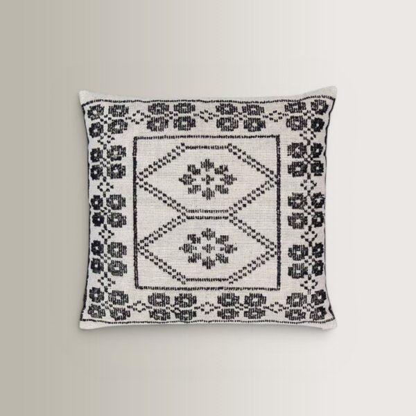 Ines Pillow - Black, 60x60