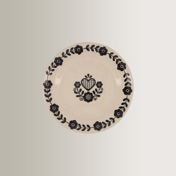 Viana Dinner Plate - Black, Ø29.5