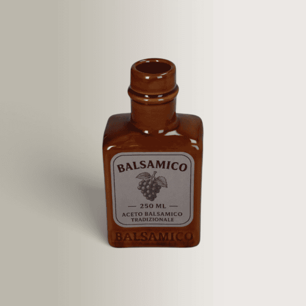 "Balsamico" Ceramic Container 250 ml Brown