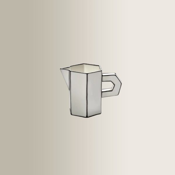 White Contour Porcelain Jug