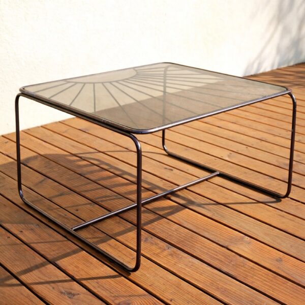 Coffee Table Eldorado με Φιμέ Γυαλί