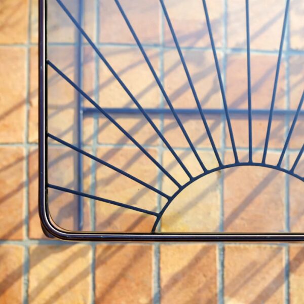 Coffee Table Eldorado με Φιμέ Γυαλί