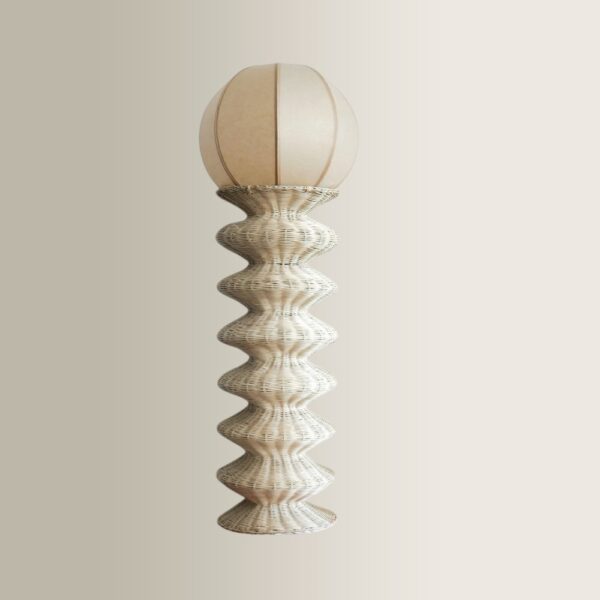 Bilba L Rattan Floor Lamp