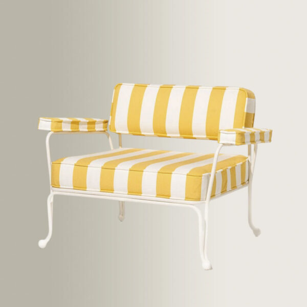 Waterhouse Striped Yellow Armchair