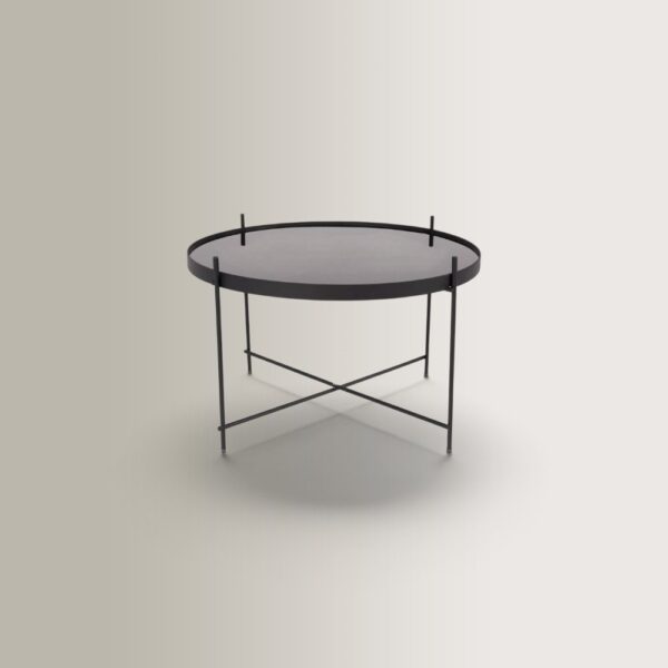 Cupid L Coffee Table - Black, Metal, 62.5x40