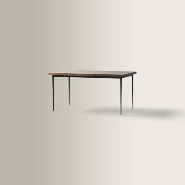 Τραπέζι Martello- Μεταλλικό/ Καφέ, 180x40x76