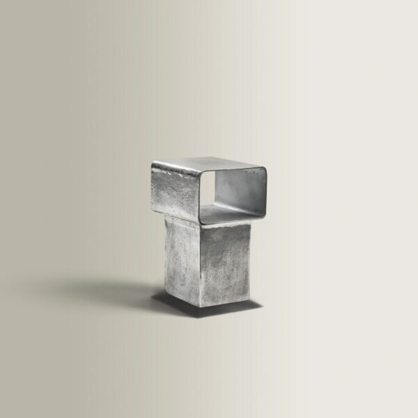 Kira 43 Silver Side Table
