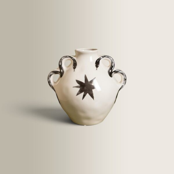 Ophidia Double Handle Vase