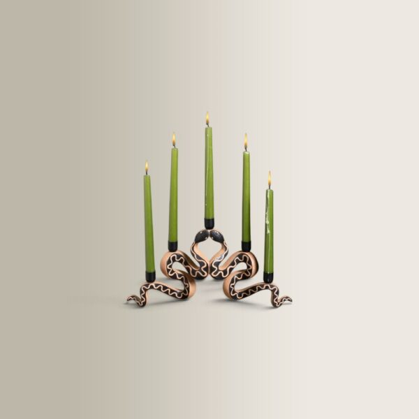 Glow Serpentine Candle Holder