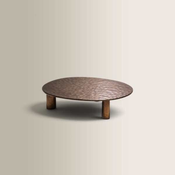 Charles bronze aluminum coffee table