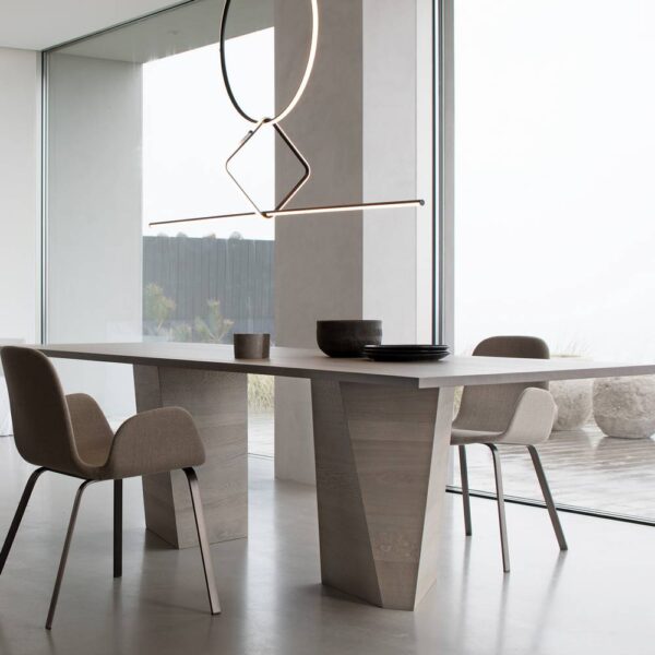 Τραπέζι Varan - Oak Wengé Dark, 280x110xH74,5