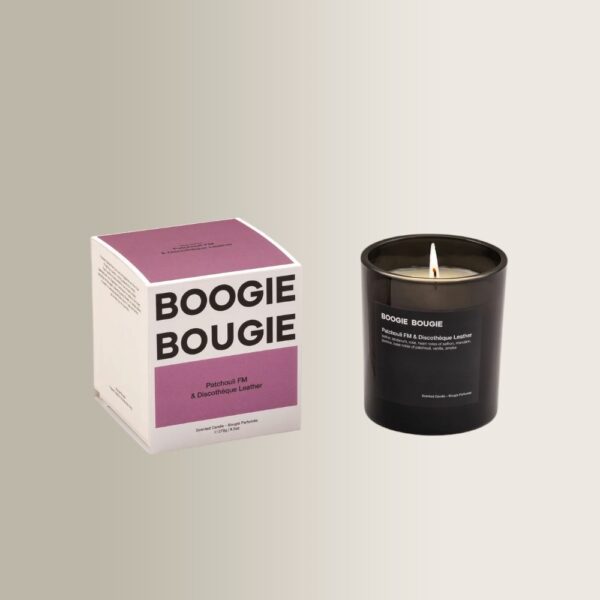 Αρωμ. Κερί Patchouli FM & Discotheque Leather 270gr- Glass Edition